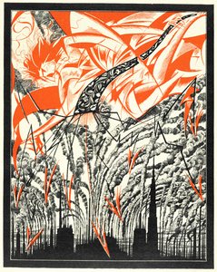 Kirlilik kişileştirilmiş poster, c.1920